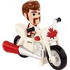 Mattel Toy Story - Minis Disney Pixar Duke Caboom con Moto Mini Personaggio con Veicolo da Collezionare, per Bambini da 3+ Anni, GCY50