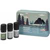 Purae Giardini Aromaterapici Boreali Cofanetto con Oli Essenziali, 3 x 5ml