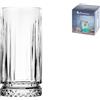 Pasabahce Confezione 4 bicchieri long drink Elysia in vetro trasparente cl 28