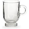 CHIO Set 6 tazze americano Amsterdam in vetro trasparente cl 37