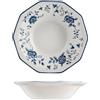 CHURCHILL Set 6 piatti fondi Rose Blue in earthenware bianco decoro blu cm 20