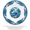 CHURCHILL Set 6 piatti fondi The Brook in earthenware bianco decoro blu cm 22