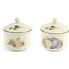 CHURCHILL Zuccheriera Victorian Orchard in earthenware bianco decorato cc 300