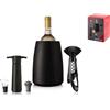 Vacu Vin Set vino 5 pezzi Vacu Vin Elegant in acciaio inox e plastica
