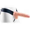 Strap on realistico - Real Rapture Strap-on Vibrante 8 with Balls - nude