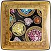 VERSACE - Medusa Amplified Ciotola Coppetta Coppa Quadrata 12cm Porcellana