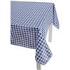 Casatessile Tovaglia plastificata Rettangolare Italiana PIC NIC Tovaglia Cerata, Tovaglia Plastica - Blu, 6 posti 140x180 cm.