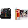 Polaroid Now+ Gen 2 Fotocamera Istantanea - Nero & Pellicola Istantanea Colore per i-Type - 6000