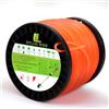 Viabrico Filo decespugliatore da 2,4 mm, filo di ricambio per decespugliatore di erbacce, in nylon di grado commerciale, per decespugliatore di erbacce da 2,4 mm-235 m, bobina da 1,4 kg