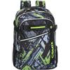 Zaino Organizzato COMIX WBS Scratch Nero/Verde