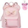 Hifot Zainetti per Bambini, Carino Nodo a fiocco Zaino Scuola Cinghie Regolabili, Moda Zaini per Bambini Ragazza Regalo Bimba Scuola Materna Viaggio Scuola Picnic Campeggio