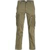 JACK & JONES JACK&JONES JPSTKANE JJCRUISE Cargo Noos Pantaloni, Dusty Olive, 33W x 34L Uomo