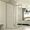 Idralite Box Doccia 3 lati 70x100x70 CM H198 trasparente mod. Cristal Trio 2 Ante