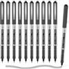 Shuttle Art Penne a sfera, confezione da 10 penne a sfera con punta extra fine da 0,5 mm, inchiostro nero ad asciugatura rapida e di lunga durata, per scrivere, diari, prendere appunti, forniture