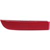 A ABSOPRO Riflettore Paraurti Posteriore Lato Sinistro No.8192013022/8192013023020/8192013021 Riflettore Paraurti Lato Segnalatore per Toyota RAV4 2006-2012 ABS Rosso