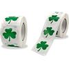 Naisfei 1000 quadrifoglio portafortuna adesivi verdi compleanno matrimonio fortunato trifoglio, per matrimoni, San Valentino, feste, buste(3,8 cm)