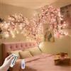 VIMAZ Rami LED a Forma di Fiore di Ciliegio da Parete - 8 Modalità Con 144 LED, Telecomando e Timer - Luci per Decorazione Camera da Letto