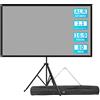 VISULAPEX ALR Telo Proiettore 177 x 100cm (80 ) Formato 16:9 HD 4K 3D Home Cinema Schermo