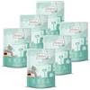 MjAMjAM - Cibo umido premium per gatti - Quetschie - Tacchino buono per gattini con olio di salmone, confezione da 6 (6x300g), senza cereali