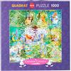 Heye Fauna Selvatica Puzzle Quadrato Mordillo Wildlife, 1000 Pezzi, Colore Argento, VD-29799