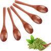 Xbessc 10 Pezzi 14,5 cm Cucchiaini Legno Piccoli Nanmu Naturale Cucchiaio Legno Cucina Cucchiaio per Miele Cucchiaino Legno Cucchiai da Zuppa per Cioccolata Calda Miele Caffè Tè Riso Dessert