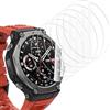 Bigqin 6 Pezzi Pellicola Compatibile con Amazfit T-Rex 3 pro/Amazfit T-Rex 3 Vetro Temperato,9H HD Anti Graffi Vetro Temperato Pellicola Protettiva,Anti graffio Pellicola Protettiva