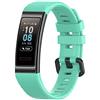 tecinity Cinturino Compatibile con Huawei Band 4 Pro/3 Pro/3, 19mm Silicone Cinturini per Huawei Band 3 (Turquoise)