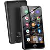 AGXOV Lettore MP3 con Schermo Touch da 4,02 Pollici, Lettore MP4 80GB con Wi-Fi e Bluetooth, Lettore Musicale Android con Spotify, Amazon Music, Deezer, Radio FM, Registratore Vocale, E-book (Nero)
