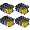 Generico Cartucce Compatibili Kit da 20 Pezzi per Brother LC1240 / LC1280 MFC-J430W / MFC-J625DW, MFC-J825DW, MFC-J835DW, MFC-J5910DW, MFC-J6510DW, MFC-J6710DW, MFC-J6910DW
