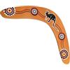 arrderly 1 pezzo Boomerang, Boomerang all'aperto, Bambini Adulti Boomerang, Boomerang in legno, Famiglia Gioco all'aperto Sicuro Boomerang Palla Divertente All'aperto Disco di volo Gettare Catch