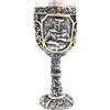 Calice con soldatino templare argento 19 cm