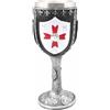 Calice con croce templare 19 cm