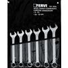 FERVI Serie set kit di 6 chiavi combinate cromate 34 - 50 mm professionali lucidate