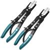 LIBRATON Pinze Stringitubo per Tubi Flessibili, 2 Pinza per Fascette Stringitubo, Pinze per Stringere Tubi Flessibili da 12", Pinza per Tubo del Carburante e Radiatore, Refrigerante, Automotive