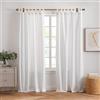 Elrene Home Fashions - Tenda a pannello per interni ed esterni, protezione dai raggi UV, con passanti, per patio, pergola, portico, terrazza, Lanai e Cabana Matine, colore: bianco, 132 x 241 cm (1