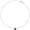 Breil, Collezione Candy, Collana Donna in Acciaio Effetto Specchio con Elemento Centrale a Forma di Cuore, Chiusura Regolabile a Moschettone, Collana con Cuore da 45 cm