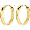 Monde Petit Orecchini a cerchio da donna - oro giallo 18K (750)