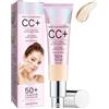 EONFAVE CC Cream Color Correcting, 2026 ultima crema idratante BB con UVA/UVB 50+, crema idratante Full Coverage CC Cream, impermeabile e durevole