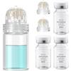 Lazzybeauty Set di Sistema di Infusione con Microneedling, incluso Hydra Needle da 0,5 mm 1 pezzo, 2 Testine di Ricambio e 3 Fiale di Siero Anti-Invecchiamento da 5 ml, Trattamento Anti-Invecchiamento