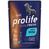 PROLIFE DOG DUAL FRESH ADULT MINI SALMON & CODFISH BUSTA 100 GR