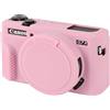Elonbo Custodia in silicone per fotocamera digitale Canon PowerShot G7 X Mark II, custodia protettiva in gomma morbida per fotocamera G7 X Mark II, custodia protettiva in gomma morbida con