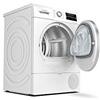 Bosch WTR85T00 Serie 6 asciugatrice a pompa di calore A++, 235 kWh/anno, 8 kg, bianco con porta in vetro, AutoDry/EasyClean Filter/SensitiveDrying System