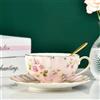 SOREZE Teiera Europea in Porcellana Cinese da 400 ml. Set da tè pomeridiano Inglese. Teiera in Porcellana. Caffettiera Resistente al Calore