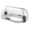 Sicignano Casalinghi Ingrosso Casalinghi Sicignano | Vetrinetta Espositiva Singola da Bancone, Bianco, 29x20x14h cm - Espositore Neutro per Bar Ristoranti Buffet B&B Colazione Pranzo Cena, Vetrina Porta Dolci - 1 Piano