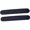 HIAKDOFT 2pezzi Cuscini Per Braccioli Pvc Con Imbottitura Spugna Da Facili Da Installare Antiscivolo e Confortevoli Per Carrozzine e Sedie Rotelle Colore Blu