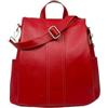 Cheval Firenze Zaino Amanda, Vera Pelle Made in Italy (Rosso)