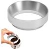 vcsjw Anello dosatore per caffè, 51 mm, anello dosatore per caffè, imbuto dosatore per macchina da caffè, imbuto dosatore espresso, per imbuto di riempimento, accessori, ciotola per brodo, polvere di caffè