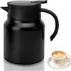 APOMOONS Caraffa Termica con Colino per Il Tè, Thermos 1 Litro in Acciaio Inox, Termos Caffè Doppio Strato, Sottovuoto Thermos Caffe, Thermos per Bevande Calde per Caffè, Tè, Latte