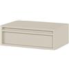 Selsey Comodino Per Camera Da Letto Con Cassetto Comodino Da Notte Sospeso Stile Moderno 50 cm Beige Grigio Evo