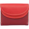 Visconti Rainbow Collection - Borsa in pelle con rfid e tap and go RB126, Colore: rosso e multicolore., Taglia unica
